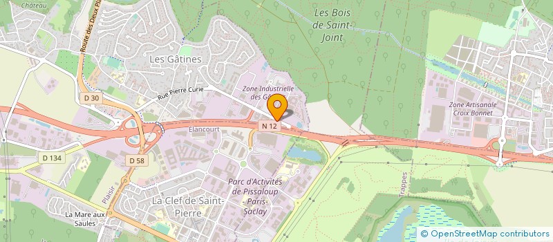 localisation de l'entreprise ALARME VOL INCENDIE SYSTEME SECURITE à PLAISIR