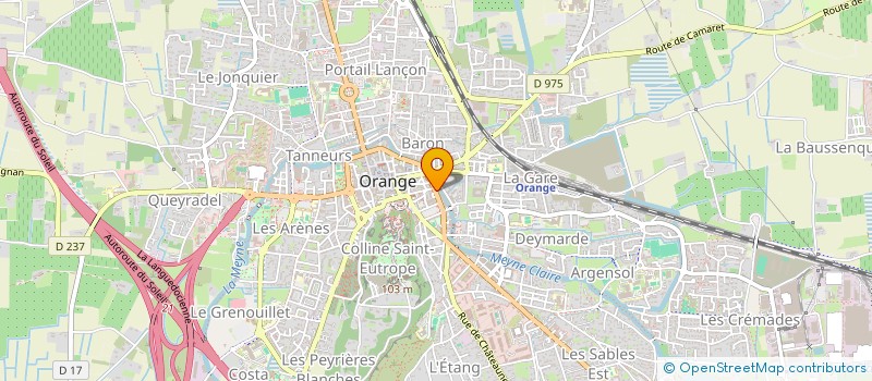 localisation de l'entreprise ALARME84 SAS à ORANGE