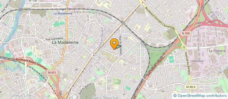 localisation de l'entreprise ALARMES DESMAZIERES LECUYER à LILLE