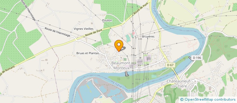 localisation de l'entreprise ALARMES FREDERIC CHARRE  BEAUMONT-MONTEUX