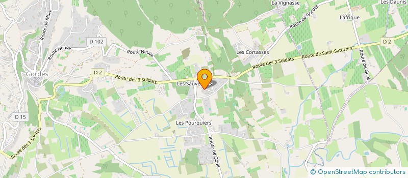 localisation de l'entreprise ALARMES GOTAM  CABRIERES-D'AVIGNON