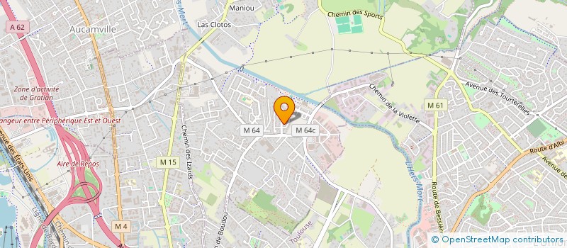localisation de l'entreprise ALARMES PROTECTIONS ET SERRURES à LAUNAGUET