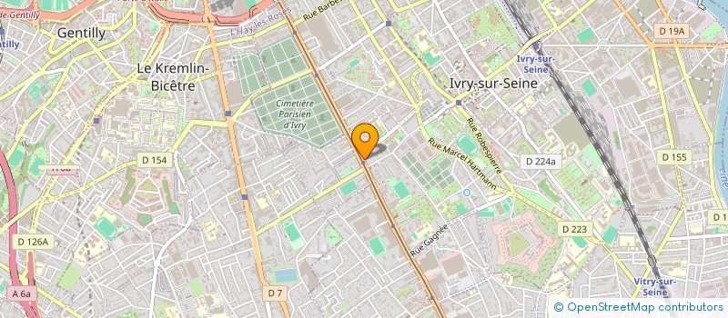 localisation de l'entreprise ALARMIS  IVRY-SUR-SEINE