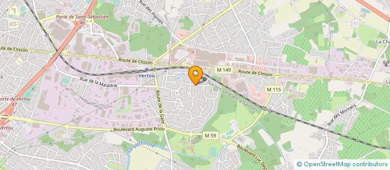 localisation de l'entreprise ALARMPROTECT  VERTOU