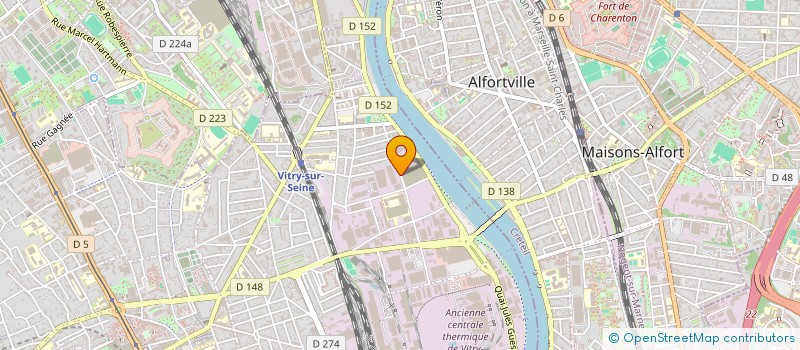 localisation de l'entreprise ALARMSYSTEMS DISTRIBUTION à VITRY-SUR-SEINE