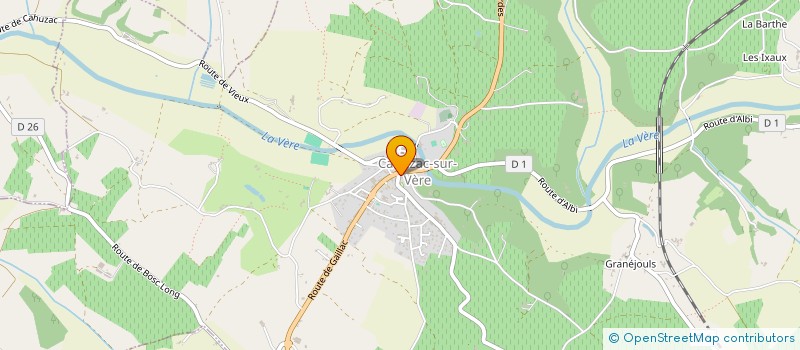 localisation de l'entreprise ALARY  CAHUZAC-SUR-VERE