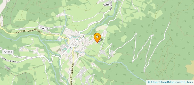 localisation de l'entreprise ALARY ET COMPAGNIE  CRETS EN BELLEDONNE