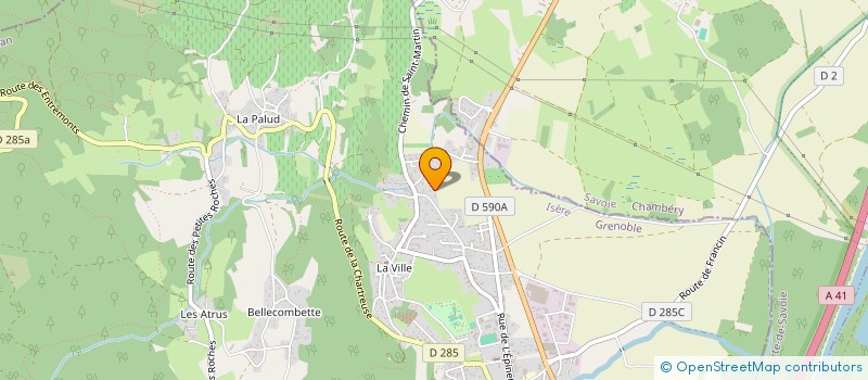 localisation de l'entreprise ALARY FORMATIONS EVENEMENTIEL  CHAPAREILLAN