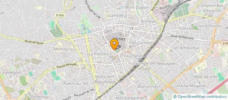 localisation de l'entreprise ALARY GENEVIEVE ET MARIE FRANCOISE à NIMES