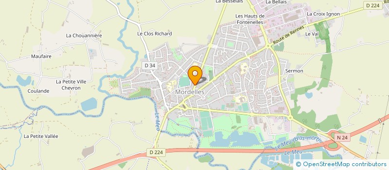 localisation de l'entreprise ALARY INC  MORDELLES