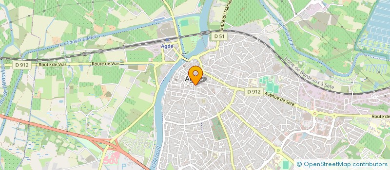 localisation de l'entreprise ALARY PRIMEURS à AGDE
