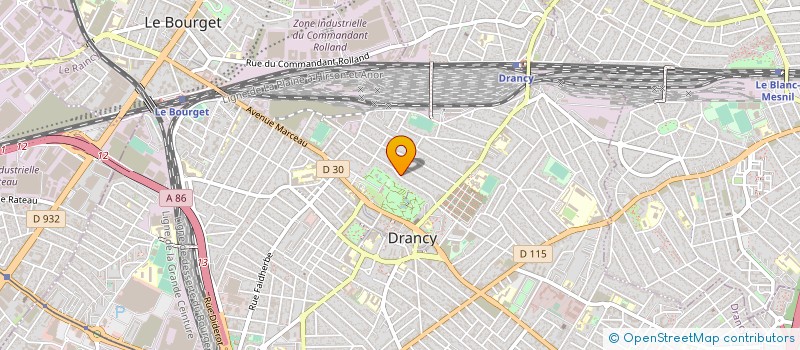 localisation de l'entreprise ALAS EXPO  DRANCY