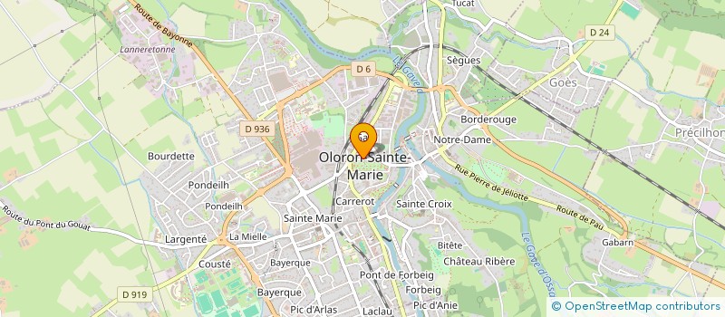localisation de l'entreprise ALAS-KAH à OLORON-SAINTE-MARIE