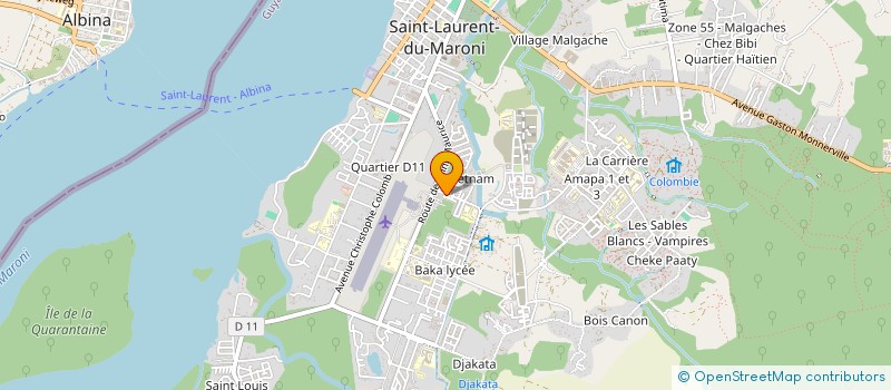 localisation de l'entreprise ALASAMA CONSEIL à SAINT-LAURENT-DU-MARONI