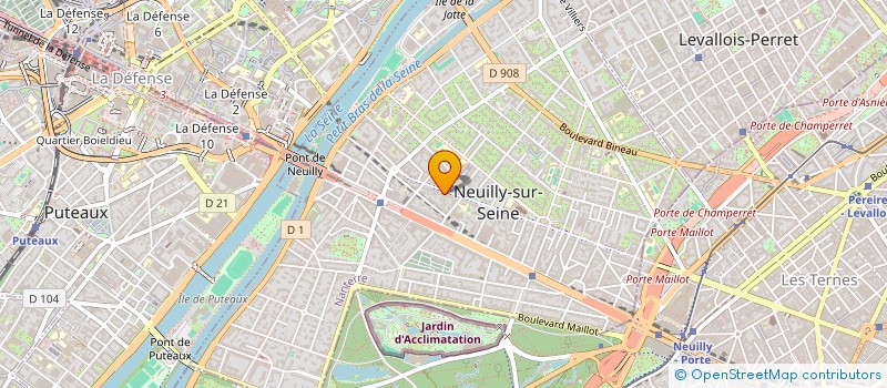localisation de l'entreprise ALASKA à NEUILLY-SUR-SEINE