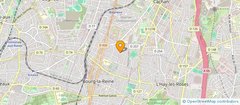 localisation de l'entreprise ALASKI à BOURG-LA-REINE