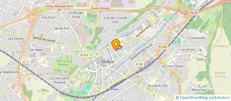 localisation de l'entreprise ALAT TRANSPORT à DREUX