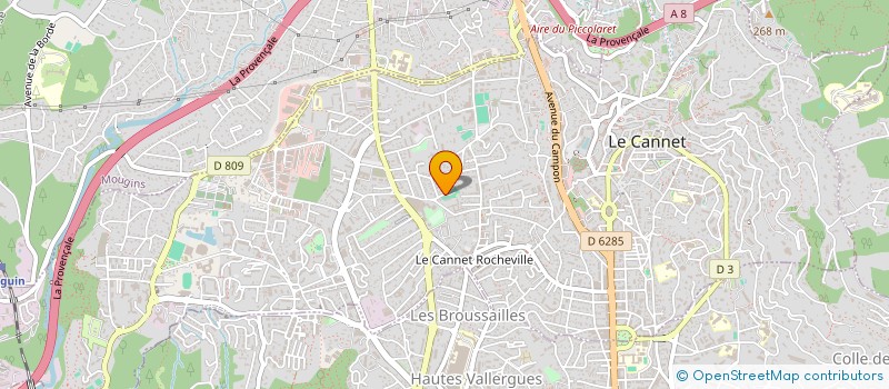 localisation de l'entreprise ALATA à LE CANNET