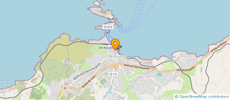 localisation de l'entreprise ALATA SARL à L'ILE-ROUSSE