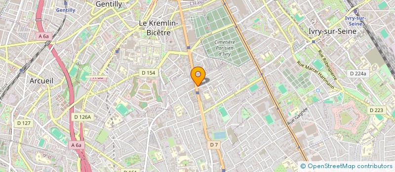 localisation de l'entreprise ALATANORD SAS à VILLEJUIF