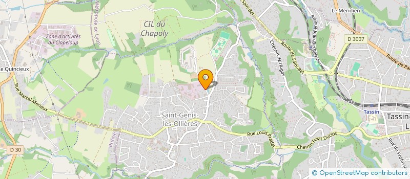 localisation de l'entreprise ALATEA  SAINT-GENIS-LES-OLLIERES