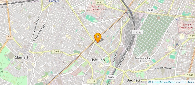 localisation de l'entreprise ALATROUVAILLE à CHATILLON