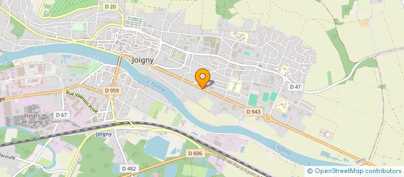 localisation de l'entreprise ALATURKA JOIGNY  JOIGNY