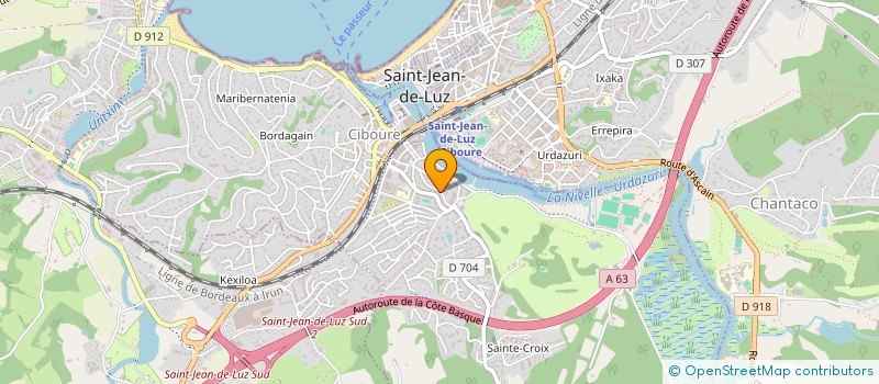 localisation de l'entreprise ALAUA-64  CIBOURE