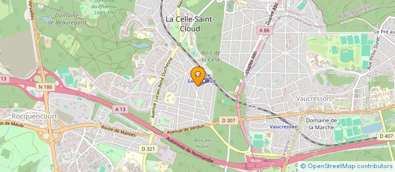 localisation de l'entreprise ALAUDA FILMS 2  LA CELLE-SAINT-CLOUD