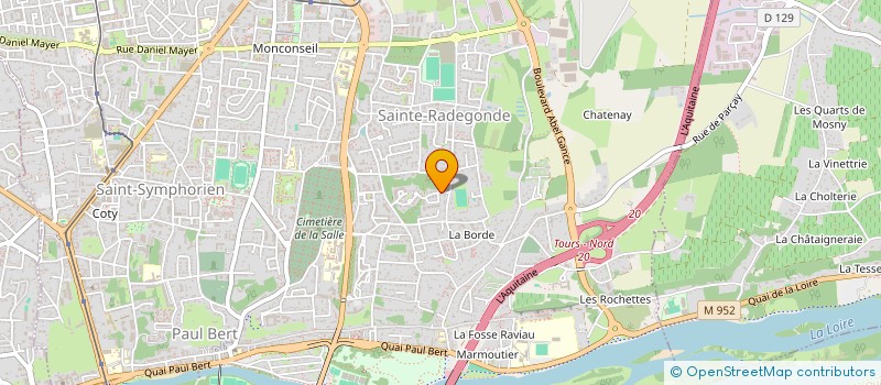 localisation de l'entreprise ALAUDHA  TOURS
