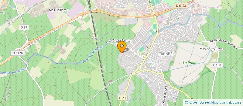 localisation de l'entreprise ALAULU IMMOBILIER  CANOHES