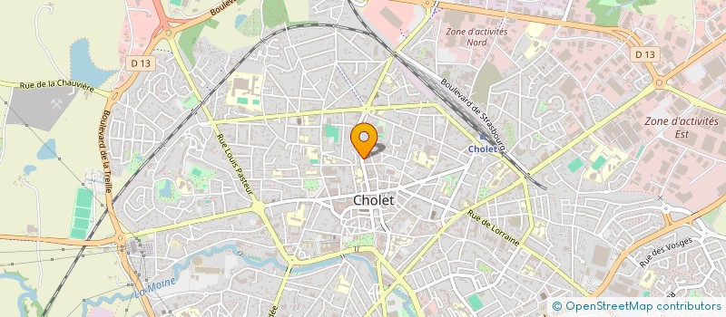 localisation de l'entreprise ALAUMA à CHOLET
