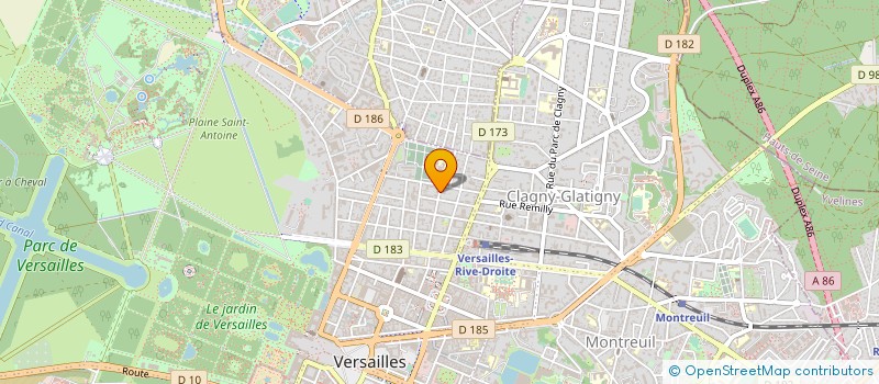 localisation de l'entreprise ALAURA BOUTIQUE à VERSAILLES