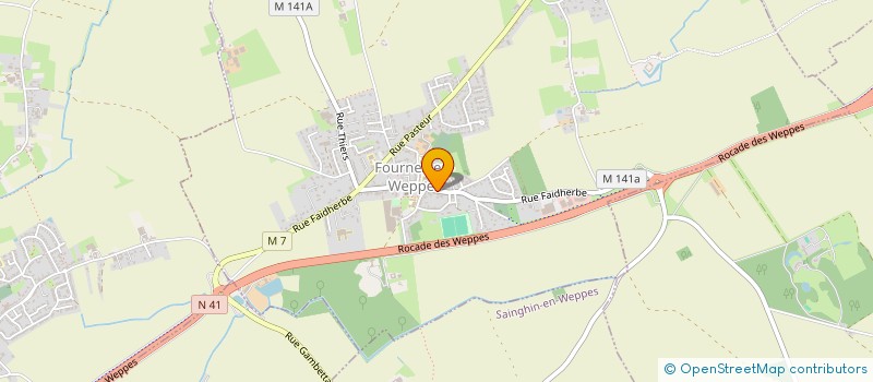 localisation de l'entreprise ALAUREM  FOURNES-EN-WEPPES