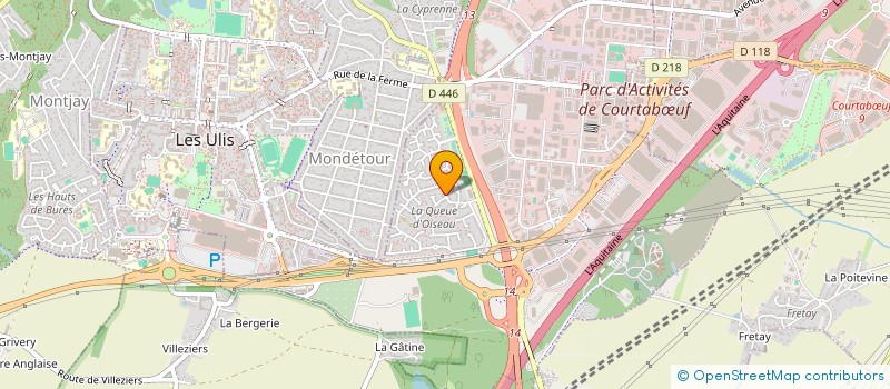 localisation de l'entreprise ALAURYNE à LES ULIS