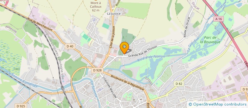 localisation de l'entreprise ALAUSY à ABBEVILLE