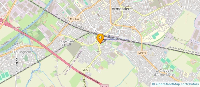 localisation de l'entreprise ALAVIE  LA CHAPELLE-D'ARMENTIERES