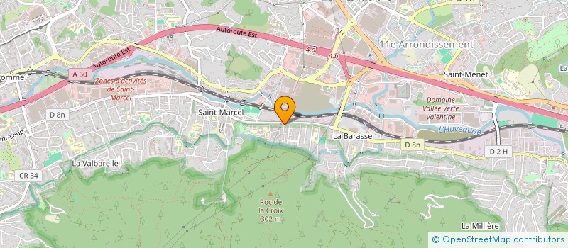 localisation de l'entreprise ALAVOINE ELECTRICITE REGULATION à MARSEILLE