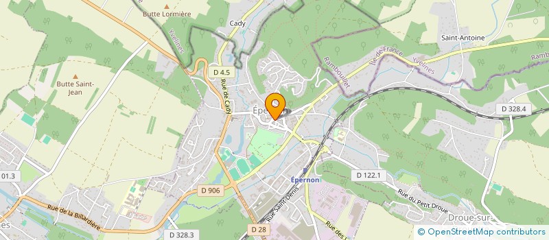localisation de l'entreprise ALAY à EPERNON