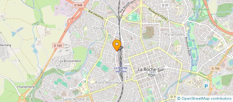 localisation de l'entreprise ALAYA à LA ROCHE-SUR-YON