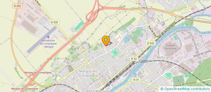 localisation de l'entreprise ALAYA  MARGNY-LES-COMPIEGNE