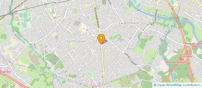 localisation de l'entreprise ALAYA à REZE