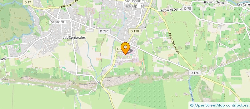 localisation de l'entreprise ALAYAH à MAUSSANE-LES-ALPILLES