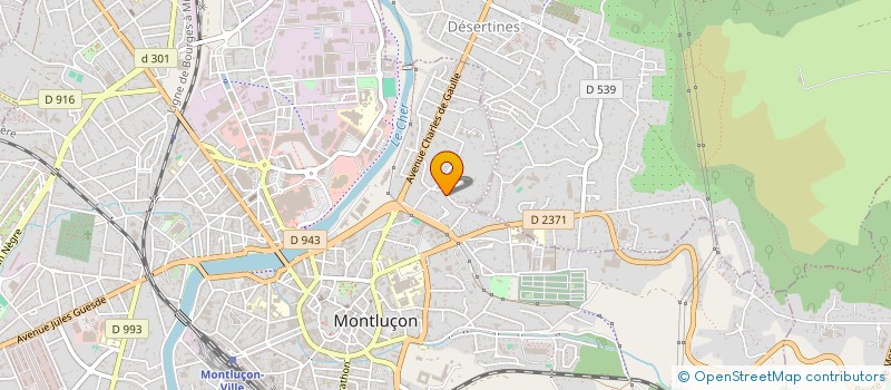 localisation de l'entreprise ALAYS EVENT  MONTLUCON