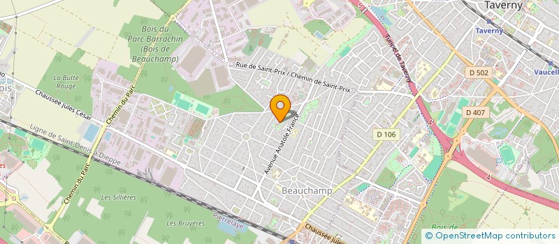 localisation de l'entreprise ALAYSSIA  BEAUCHAMP