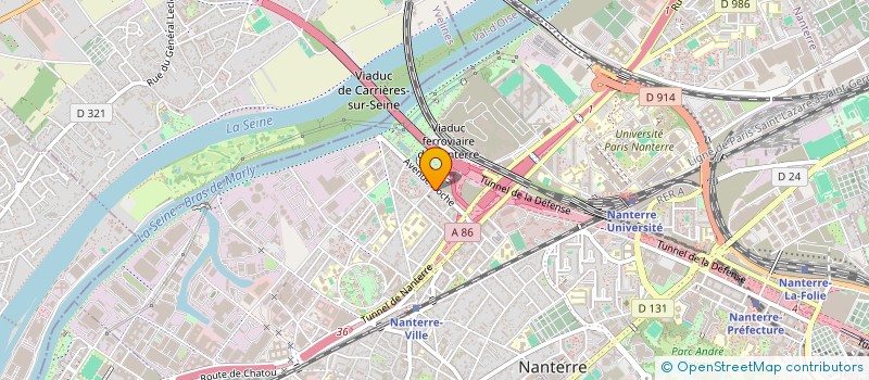 localisation de l'entreprise ALAZ ADVISORY  NANTERRE