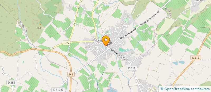 localisation de l'entreprise ALAZARD A ET AZOULAY J L à MONTBAZIN