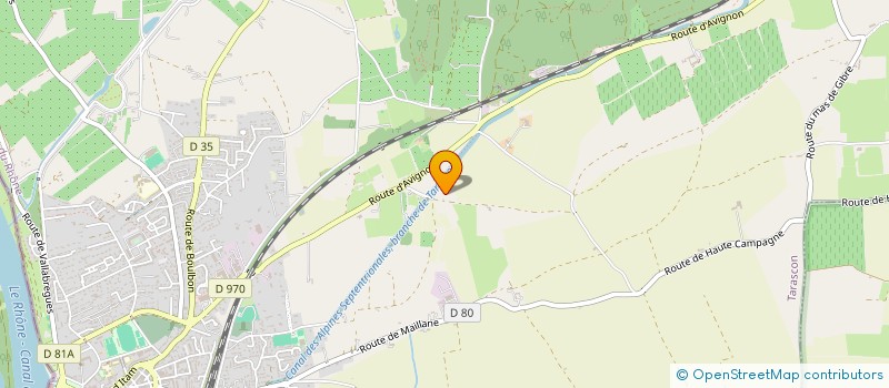 localisation de l'entreprise ALAZARD ET ROUX à TARASCON