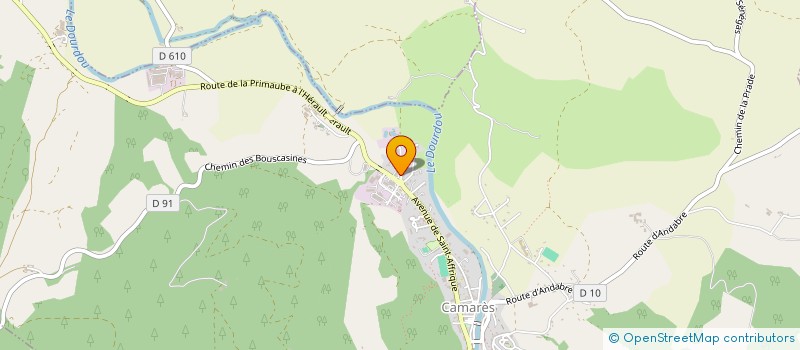 localisation de l'entreprise ALAZARD RIOLS  CAMARES