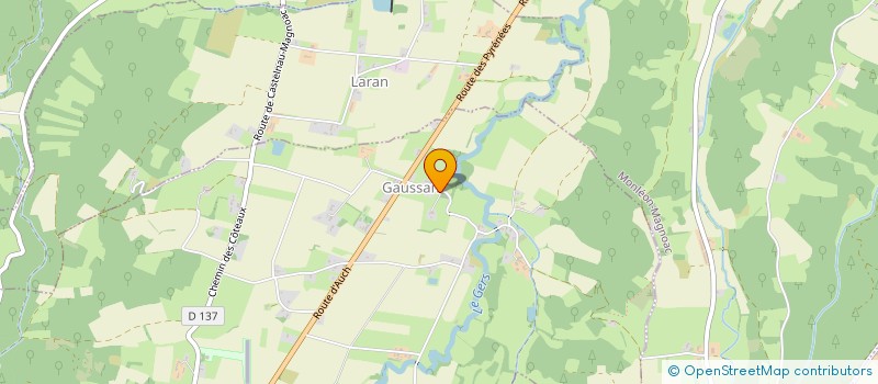 localisation de l'entreprise ALAZET ELECTRICITE  GAUSSAN